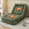 Sofá preguiçoso estilo casinha de cachorro para humanos, poltrona reclinável e de dormir individual em tatame, sofá-cama de janela de sacada, poltrona dobrável de uso duplo