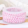 Fio de algodão de três cores de quatro fios Boting, pulseira de cordão colorido trançado feito à mão DIY, cordão para alça, resistente ao desgaste, material de cordão sem trama