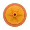 Rueda de Esponja de Pulido Mediana Naranja, Marca Global, para Pulido y Encerado de Automóviles, Rueda de Lijado y Pulido de Superficie de Pintura de 6 pulgadas