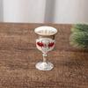 Copa de Vino Pequeña de Moda, Copa de Vino Blanco Metálica Europea Creativa para el Hogar, Juego de Vino Retro Exquisito, Vaso para Beber
