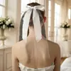 Fotografía Boda Moño Malla sin Puntos Transparente Novia Tocados para Mujer