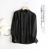 Camisa Blanca 2026 Primavera/Verano Nuevo Estilo Color Sólido Ropa de Oficina Ol Holgada Cómoda Camisa Casual de Moda de Manga Larga con Efecto de Caída