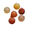 12x Colgantes de Botón de Loto de Jade Natural de 14 mm Accesorios para Pulseras y Collares Botones Antiguos de Cheongsam