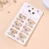 Pinza Mariposa Pequeña de Lentejuelas de 2.5 cm Pinza para el Cabello Transparente de Brillo de Alta Calidad Pinza para Cabello Trenzado Pinza para Flequillo Accesorios para el Cabello para Niños