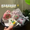 Lindo colgante de bolsa de tela de dibujos animados nuevo con lazo de encaje, decoración de diseño de bolsa de compras, accesorio de mochila al por mayor