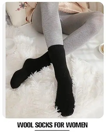 women wool hiking socks