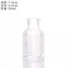 Botella de Aromaterapia de Vidrio con Patrón Vertical Romano 50ml100ml Difusor de Ratán sin Fuego Botella Vacía de Fragancia para Hotel