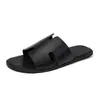 Sandalias cruzadas de talla grande para hombre con puntera ancha, aptas para uso tanto en interiores como en exteriores, antideslizantes, de suela blanda y duraderas para la playa