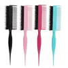 Peine de Peinado Portátil Simple Peine de Cardado Peine de Cola Peine para Rizos Esponjosos Maquillaje Maquillaje de Noche Peine para Recogidos Peine para Envolver el Cabello
