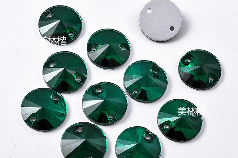 玻璃手缝钻圆卫星平扣diy美甲钻水钻平底钻服装辅料批发 (4