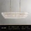 Lustre Murano de Luxo Leve Estilo Francês para Sala de Estar de Villa, Luminária de Arte Vintage para Quarto, Lustre de Vidro para Restaurante de Hotel