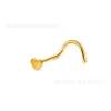 Tachuela de Titanio F136 Estrella Luna Cruz Mariposa Barra Recta Barra S Tachuela de Nariz Personalizada Joyería para Piercings de Titanio G23