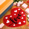 Alfombra Decorativa en Forma de Corazón de Fábrica Fuente 1688 Felpudo para Piso de Sala de Estar Manta para Sofá Mesa de Café Felpudo para Vestidor Tocador