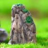 Decoração de micro paisagem de musgo acessórios para garrafa ecológica rocalha de paisagem tricolor suculenta em vaso pequenos ornamentos