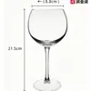 Casa Copo de Vinho Tinto de Pé Alto Conjunto Copos de Vinho de Vidro Transparente Copos de Champanhe Borgonha Conjunto de Decantador Atacado