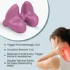 Novo Produto Amazon Massageador de Pontos de Gatilho para Pescoço para Alívio de Ombros e Coluna Cervical, Ferramenta de Liberação Occipital de Silicone, Protetor de Pescoço