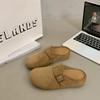 Mules de Moda Cerrados para Mujer Primavera/Verano 2025 Nuevos Casual Versátiles Slip-On Casual para Exteriores Zapatos Birkenstock