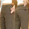 Pantalones Casuales Elásticos para Hombre 2026 Nuevo Primavera Sueltos Pierna Recta Versátiles de Negocios para Hombre Pantalones Largos Estilo Delgado para Hombre