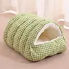 Ninho para Pet, Ninho Quente para Gato para Quatro Estações, Ninho de Gato de Inverno, Ninho para Cachorro, Suprimentos Universais para Todas as Estações, Cama Fechada para Gato, Removível e Lavável