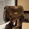 Bolsa Tote Feminina Meilade, Grande Capacidade, Adequada para Outono e Inverno, Pode Ser Usada na Cruzada, Nova Moda 2026 Versátil Retrô Bolsa de Ombro
