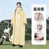 Impermeable para Vehículo Eléctrico, Poncho de Lluvia de una Pieza Engrosado y Alargado para Vehículo a Batería para Adultos con Mangas, Poncho Impermeable para Todo el Cuerpo