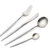 Fabricante Original Aço Inoxidável 304 Talheres Estilo Ocidental Português Faca de Bife, Garfo, Colher Conjunto de Quatro Peças Transfronteiriço com Imposto Incluído