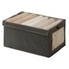 Caja de Almacenamiento de Ropa Armario Doméstico Algodón Lino Ropa Pantalones Caja de Prueba Plegable Grande a Prueba de Polvo Caja de Almacenamiento de Tela