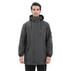 Chaqueta exterior de otoño e invierno engrosada cálida a prueba de frío ropa de trabajo tres en uno dos piezas logo largo bordado fabricante