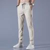 Pantalones de Hombre Romon Otoño e Invierno Pantalones Casuales Elásticos de Hombre Pantalones Rectos Holgados de Invierno Nuevo Llegada Forrados de Felpa Pantalones de Hombre