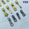 Cremallera Ykk No. Cremallera de 3 Dientes Metálicos con Deslizador de Bloqueo Automático para Bolsas, Bolsillos y Ropa, con Deslizador Antideslizante