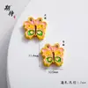 Esperando los mismos accesorios dorados para manualidades esmalte cloisonné mariposa con agujero pasante accesorios de joyería de personalidad creativa