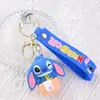 Llavero Lindo de Stitch Transfronterizo Dibujo Animado Muñeco Lilo y Stitch Llavero Colgante para Pareja Regalo Creativo