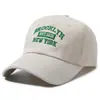 Boné de Baseball Bordado com Letra Estilo Coreano, Aba Macia para Jovens Homens e Mulheres, Casais, Estudantes, Chapéu de Sol Retrô Japonês