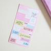 Pegatina de Material de Texto Igual que INS Corazón de Chica Brillante Texto Base Joker DIY Tarjeta Goo Pegatina Decorativa