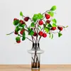 Design de Paisagem Realista com Galhos de Frutas de Lótus Artificial em Névoa Flores e Frutas Artificiais Arranjo de Flores para Sala de Estar e Restaurante Enfeites de Decoração para Casa