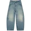 Jeans juveniles color naranja # estilo americano de trabajo pesado, lavados, desgastados, de pierna ancha para mujer, corte holgado, adelgazantes, únicos, modernos, versátiles, pantalones de pierna curva