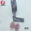 Fita dupla-face estilo étnico retrô material para laços de cabelo DIY acessórios para cabelo acessórios para roupas poliéster algodão fita de cetim