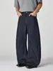 Ropa de Hombre Fengshe / Nuevo Estilo Primavera 2026 Corte Tridimensional Jeans Curvos de Pierna Ancha No se Desvanecen Peso Pesado Color Original