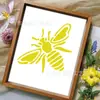 Plantillas de Pintura en Aerosol para Decoración del Hogar Graffiti DIY Transfronterizas Amazon Flores, Plantas, Mariposas DIY 60 Plantillas de Pintura