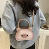 Bolso de Mano Gato Pan para Mujer 2025 Nueva Moda Tendencia Dibujos Animados Original Bolso de Hombro Cruzado