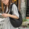 Bolsa de dumpling estilo Ins, bolsa transversal casual masculina, bolsa de viagem estilo coreano, bolsa para aula de estudante universitário, bolsa feminina da moda