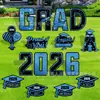 Placa de Jardim para Temporada de Formatura Transfronteiriça 2026 para Celebração ao Ar Livre no Gramado da Universidade Festa de Formatura Placa de Pátio