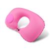 Almohada Inflable Personalizada en Forma de U Seda de Leche Logo Personalizable Portátil para Viaje Almohada para Cuello Almohada de Avión Almohada en Forma de U Almohada Inflable