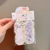 Diadema de Encaje Tejido para Niños con Cierre Mágico, Parche para Flequillo de Bebé, Accesorio para el Cabello para Niñas, Parche para el Cabello, Diadema