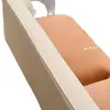 Sofá Duplo Pequeno para Loja, Hotel, Área de Descanso, Escritório, Recepção, Salão de Beleza, Sofá Estreito para Apartamentos Pequenos, Sofá Pequeno de Couro