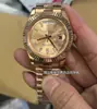 Comercio Exterior EW Todo Dorado Negro Caramelo Verde Ahumado Mesa de Juego Oro Rosa Doble Calendario Semana Registro Mecánico Reloj para Hombre Venta al por Mayor