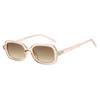 Nuevas gafas de sol de moda cuadradas con montura pequeña, estilo retro de arroz, estilo callejero, estilo europeo y americano, ligeras y de lujo, estilo de celebridades de Internet.
