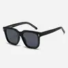 Nuevas Gafas de Sol Polarizadas Cuadradas Negras de Moda para Hombre con Patillas de Inserto Gafas de Sol Retro Europeas y Americanas para Mujer