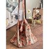 Coreia do Sul Dongdaemun Novo Estilo Fresco Floral Bolsa de Lona Feminina Street All-match Bolsa de Ombro Axila Estilo Preguiçoso Bolsa Feminina