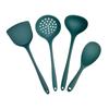 Juego de Utensilios de Cocina de Silicona Integrada Resistente a la Temperatura para Cocina Cuchara de Silicona para Hogar Espátula Cuchara para Cocinar Antiadherente Cuchara